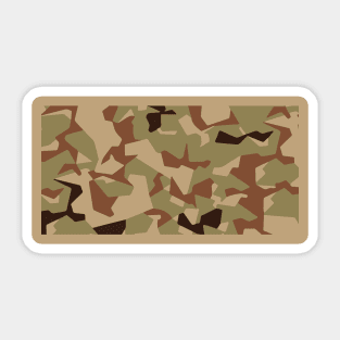 Design camo pattern sand Sticker